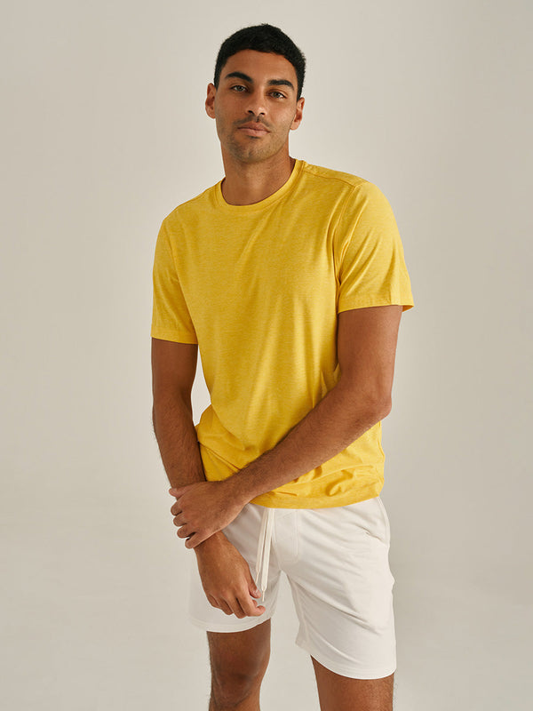 Outdoor Voices CloudKnit Shortsleeve Lemon Water