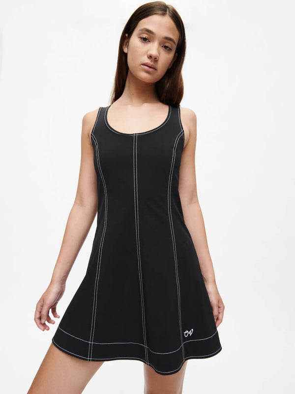 Outdoor Voices Energy Dress Black Multi