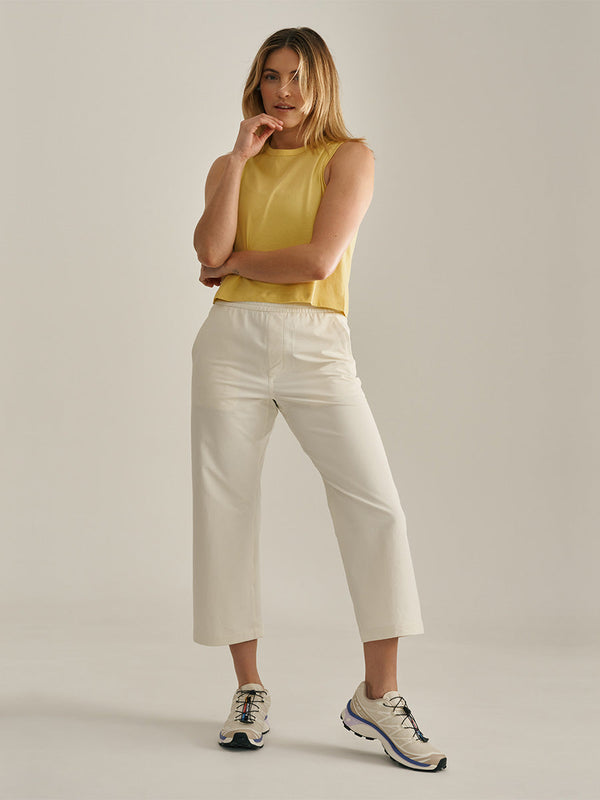 Outdoor Voices Everyday Cropped Tank Pine Nut