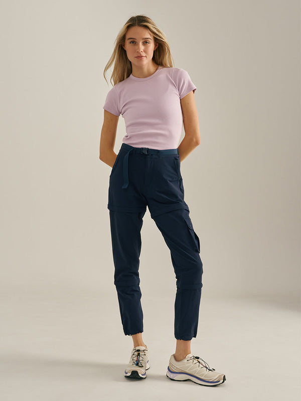 Outdoor Voices Everyday Rib Baby Tee Orchid