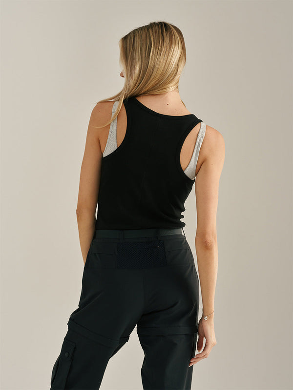 Outdoor Voices Everyday Rib Tank Black