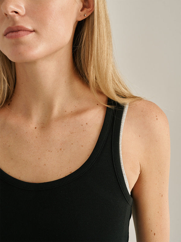 Outdoor Voices Everyday Rib Tank Black