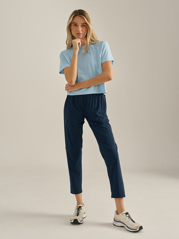 Outdoor Voices Everyday Shortsleeve Blue Sky