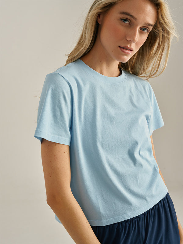 Outdoor Voices Everyday Shortsleeve Blue Sky