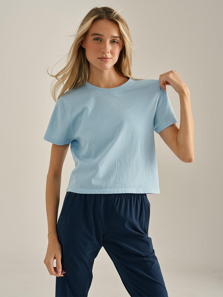 outdoor voices Everyday Shortsleeve Blue Sky