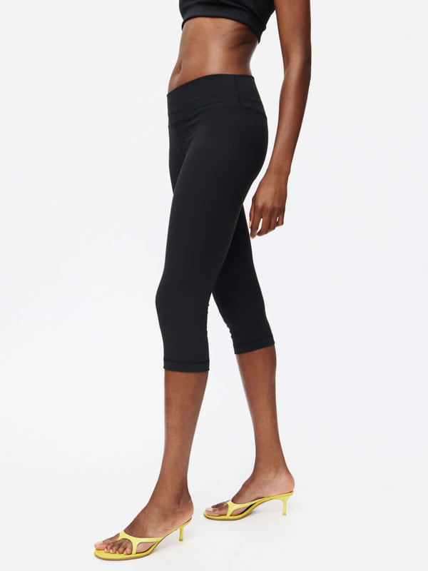 Outdoor Voices Grass Capri Black