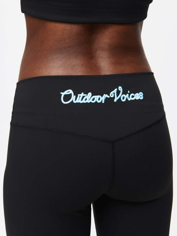 Outdoor Voices Grass Capri Black