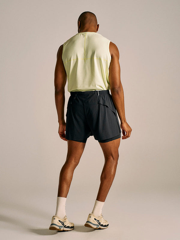 Outdoor Voices Jog 6" Short With Liner Black