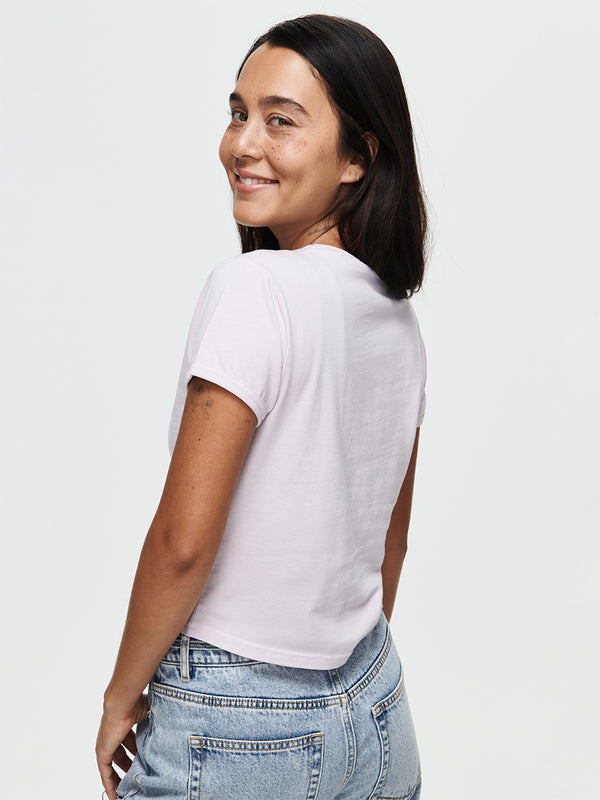 Outdoor Voices Mustang Tee Orchid Dust