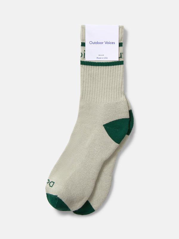 Outdoor Voices OV Club Crew Sock Sage