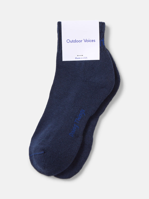 Outdoor Voices OV Rec Ankle Sock Dark Sky