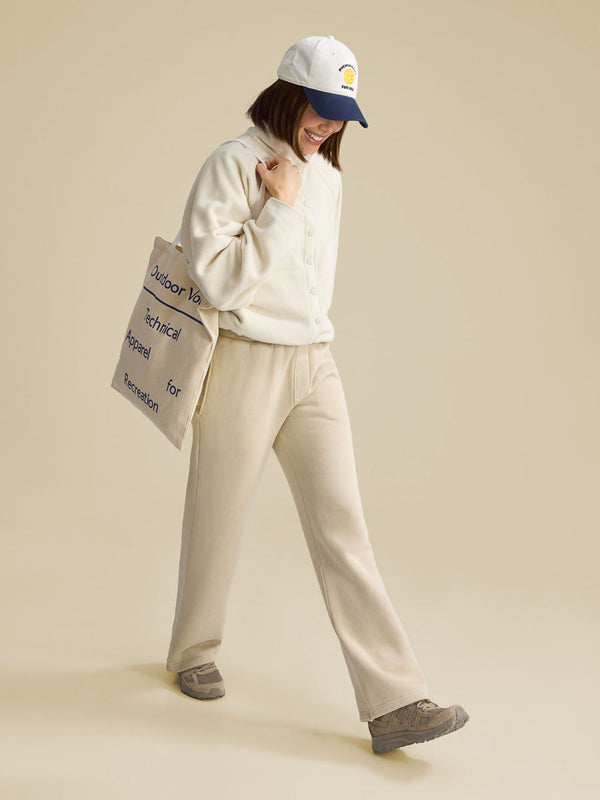 Outdoor Voices RecFleece Snap Jacket Eggshell