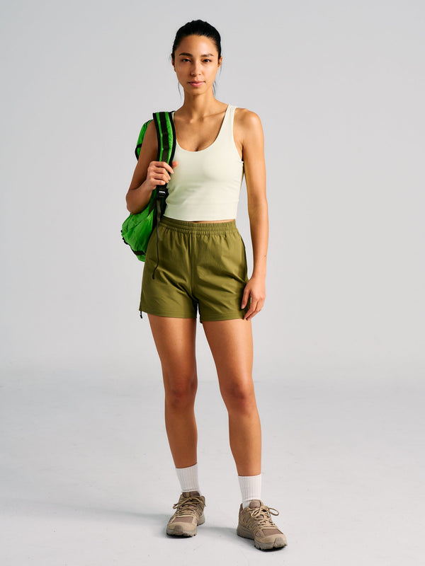 Outdoor Voices RecTrek 4" Short Wild Olive