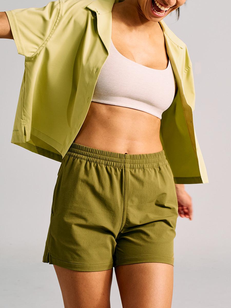 outdoor voices RecTrek 4" Short Wild Olive