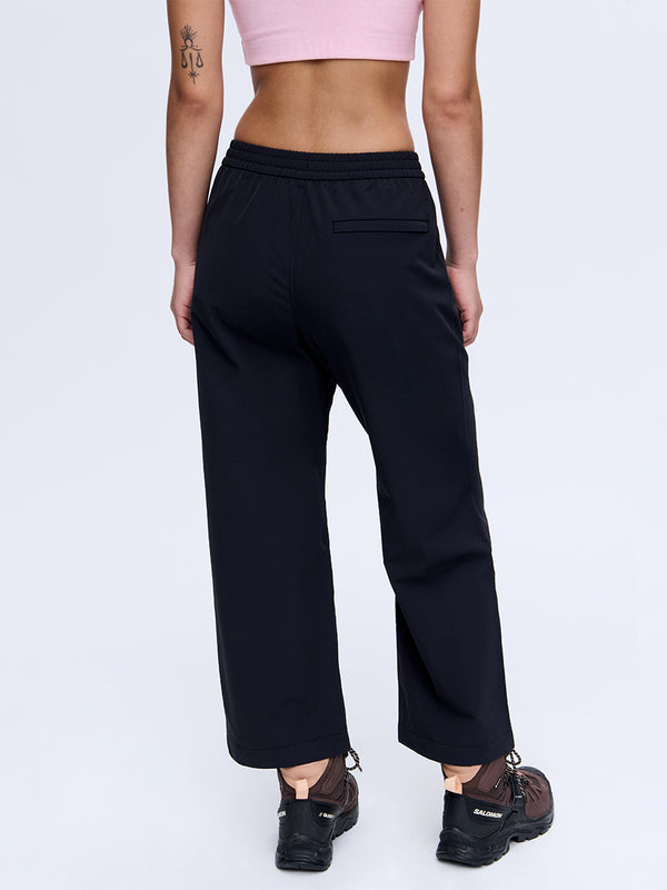 Outdoor Voices RecTrek Cropped Wide Leg Pant Black