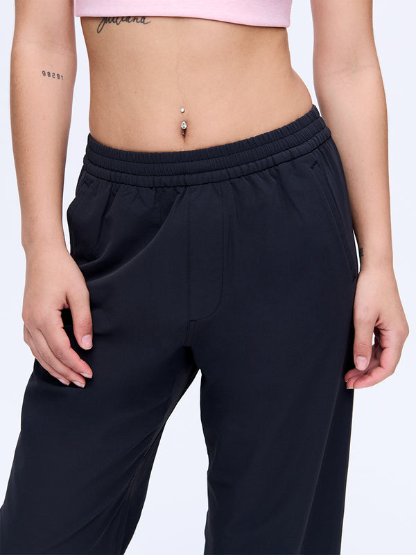 Outdoor Voices RecTrek Cropped Wide Leg Pant Black