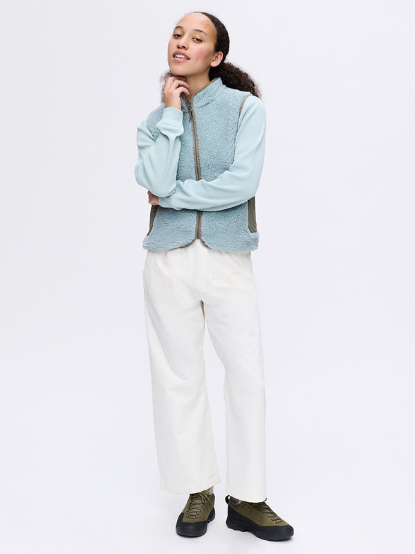 Outdoor Voices RecTrek Cropped Wide Leg Pant Bone