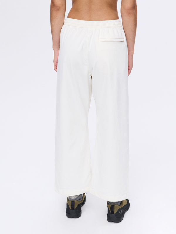 Outdoor Voices RecTrek Cropped Wide Leg Pant Bone