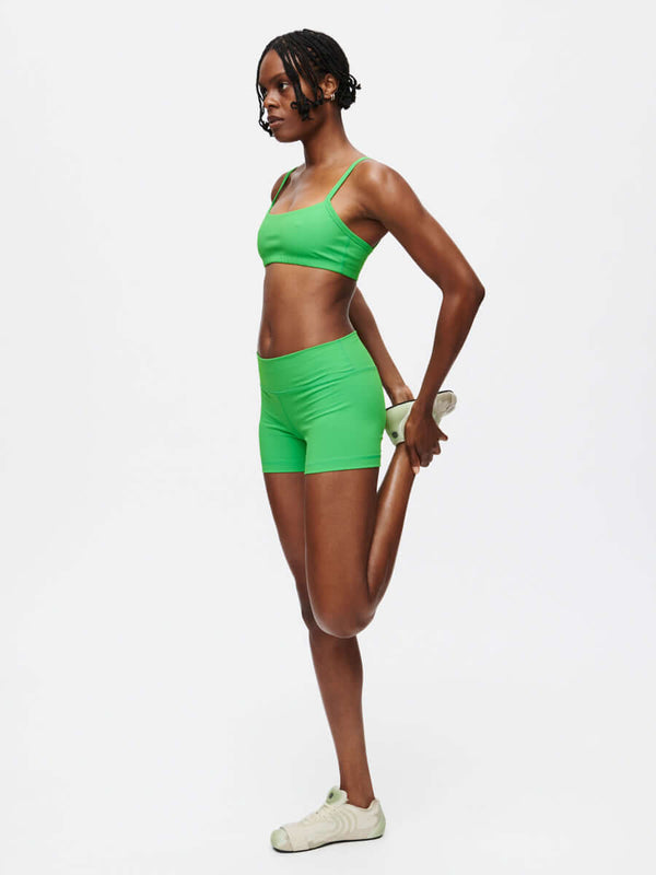 Outdoor Voices Solar Bra Joggy Green