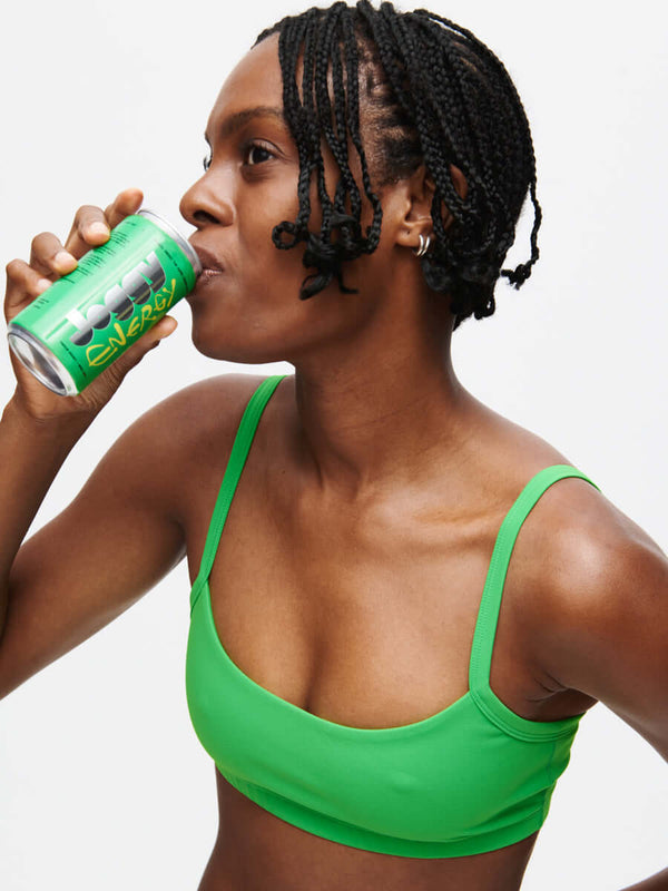 Outdoor Voices Solar Bra Joggy Green