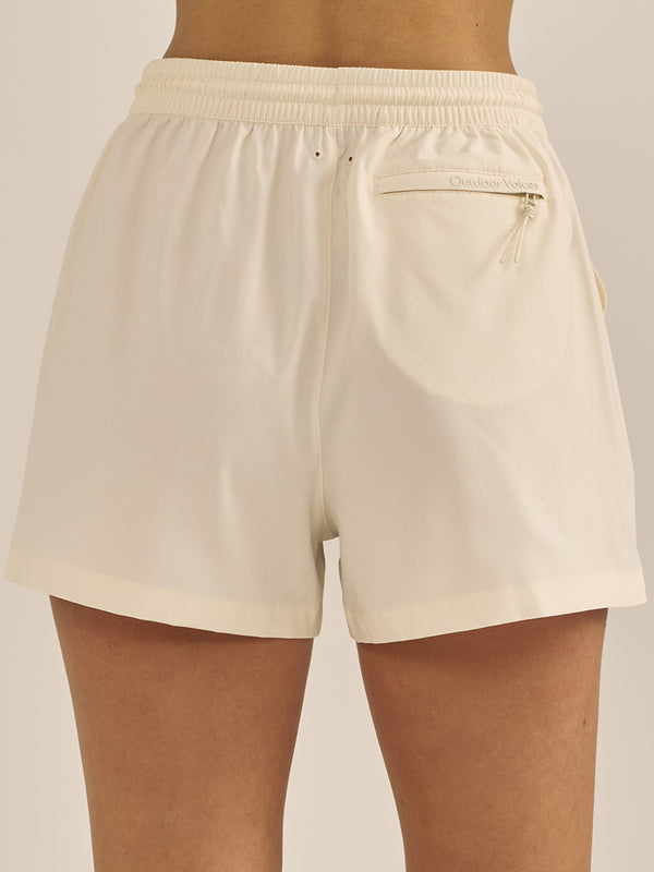 Outdoor Voices SolarCool 3" Beach Short Milk Stone