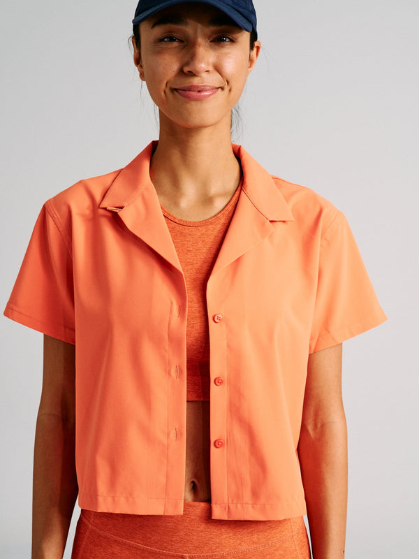 Outdoor Voices SolarCool Tourist Shirt Camellia