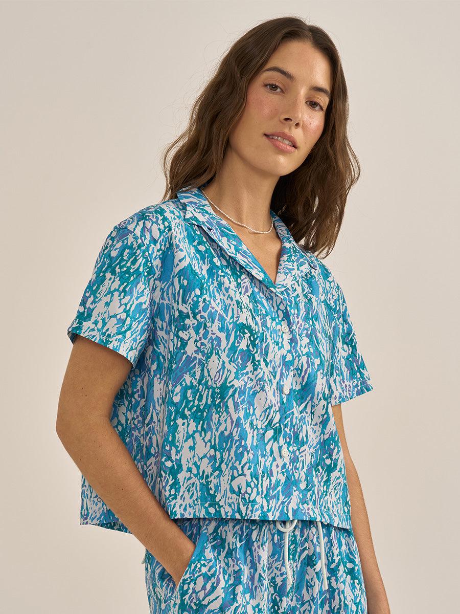 outdoor voices SolarCool Tourist Shirt Stream