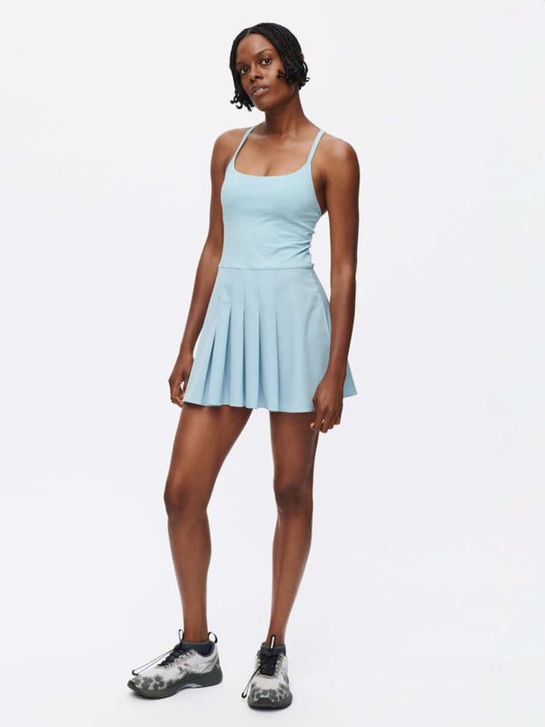 Outdoor Voices Sporty Dress Blue Dust Multi
