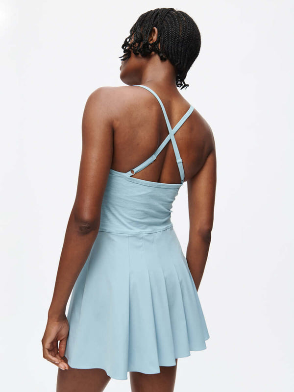 Outdoor Voices Sporty Dress Blue Dust Multi