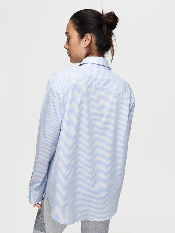 Outdoor Voices Striped Sun Shirt Storm