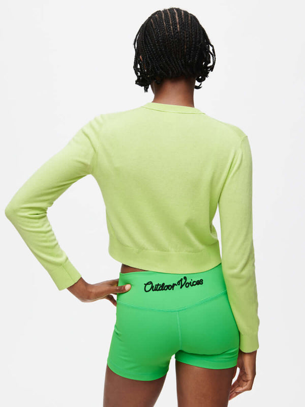 Outdoor Voices Sugar Cardigan Limon