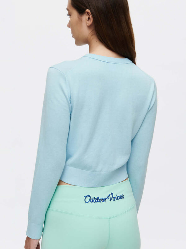 Outdoor Voices Sugar Cardigan Sky