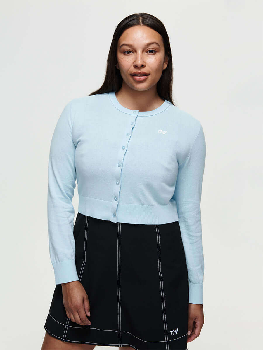 outdoor voices Sugar Cardigan Sky