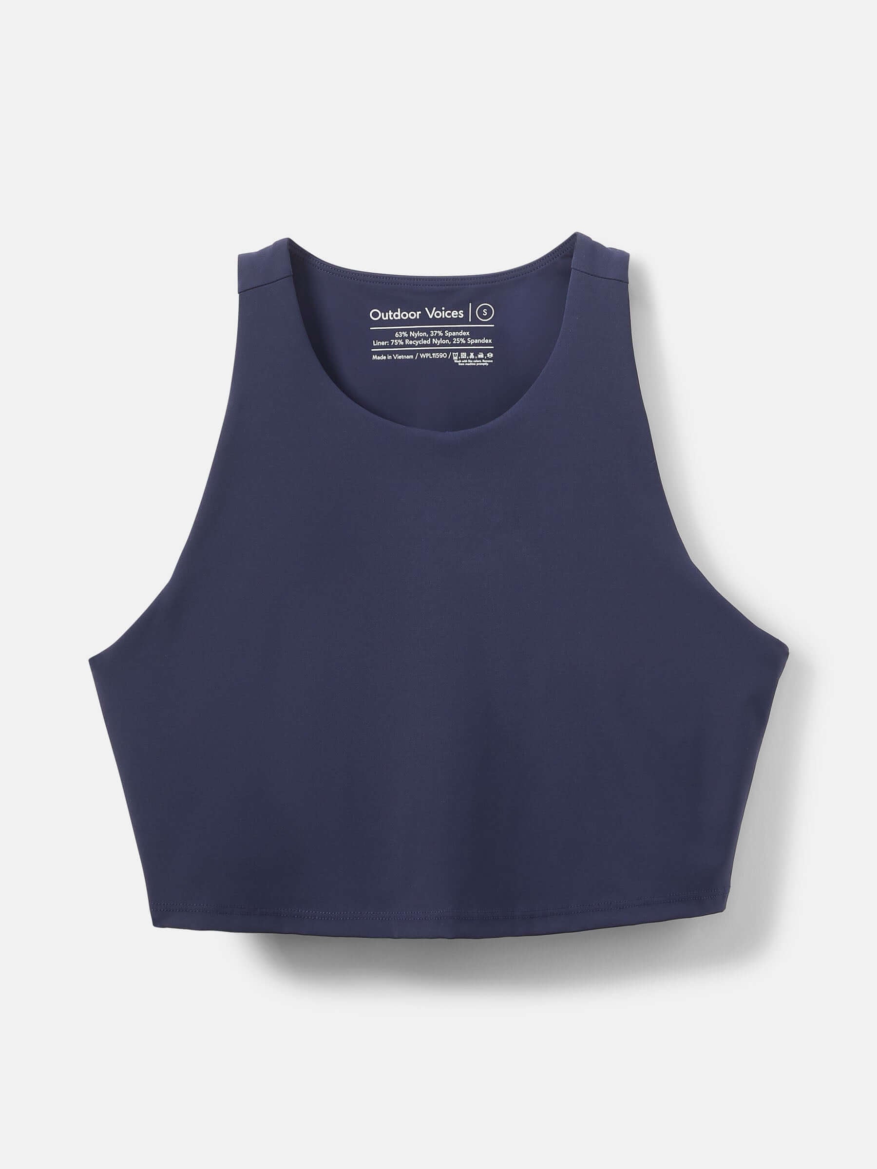 outdoor voices SuperForm Crop Top Dark Sky