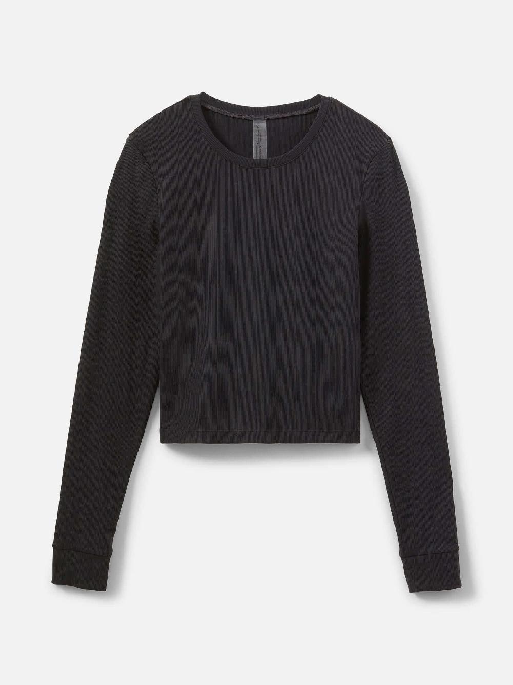 outdoor voices SuperForm Rib Longsleeve Black