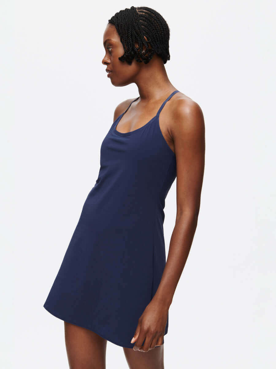 outdoor voices The Exercise Dress Navy