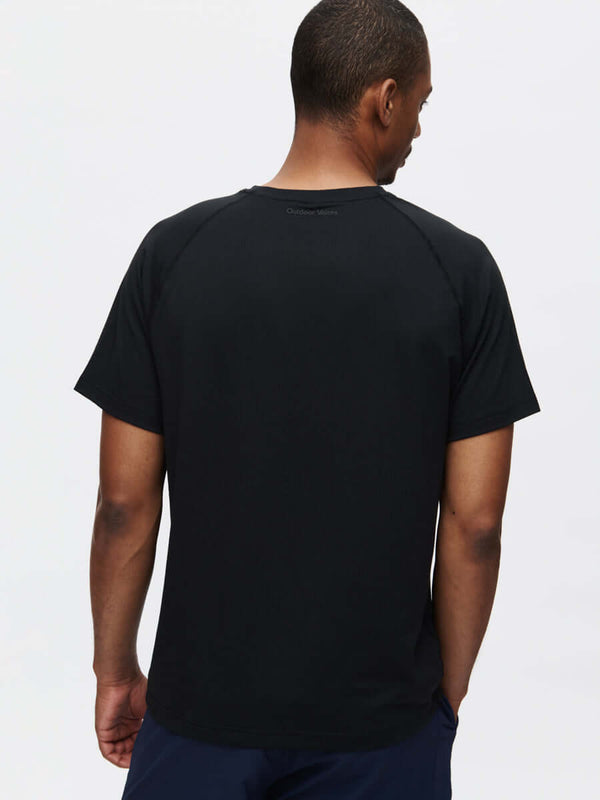 Outdoor Voices ThinkFast Mesh Shortsleeve Black