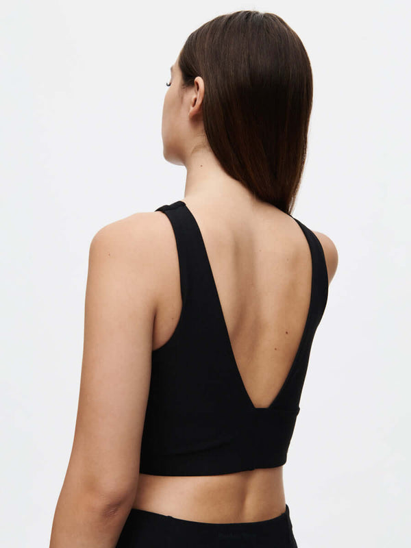 Outdoor Voices Venus Crop Top Black