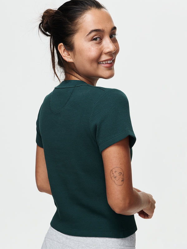 Outdoor Voices Waffle Baby Tee Balsam