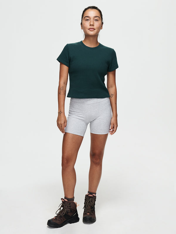 Outdoor Voices Waffle Baby Tee Balsam