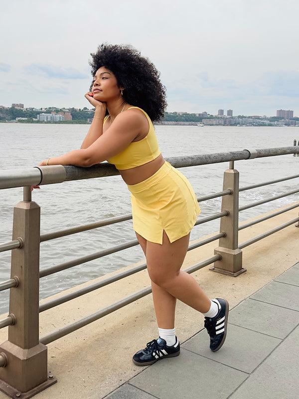 Outdoor Voices Warmup 2.5" Skort Meyer Lemon