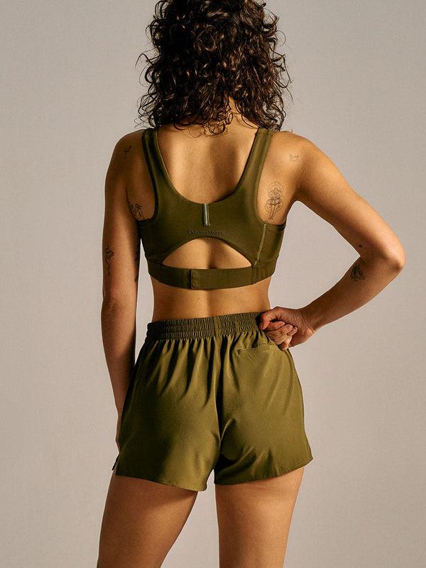 Outdoor Voices Zephyr 3" Short Dark Olive