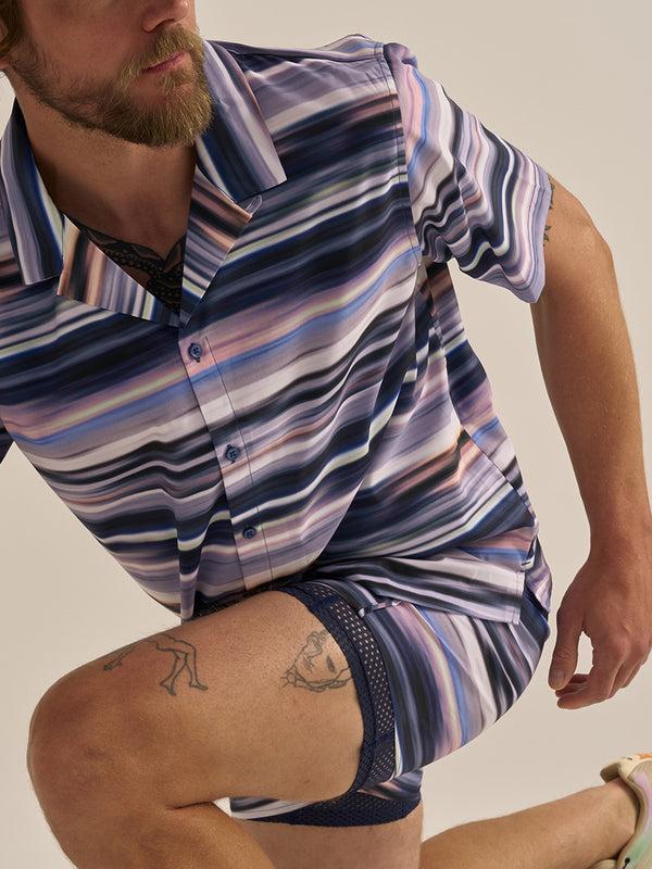 Outdoor Voices SolarCool 5" Beach Short Rainstorm Blur