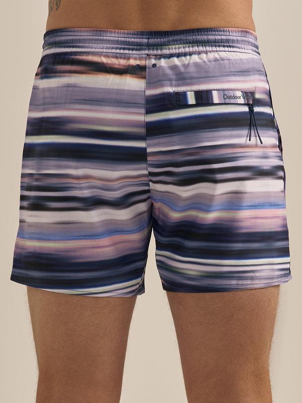 Outdoor Voices SolarCool 5" Beach Short Rainstorm Blur