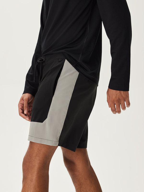 Outdoor Voices SolarCool 6" Beach Boardshort Black/Grey