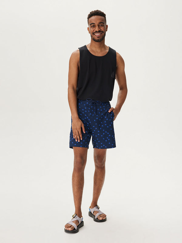 Outdoor Voices SolarCool 6" Beach Boardshort Navy Clover