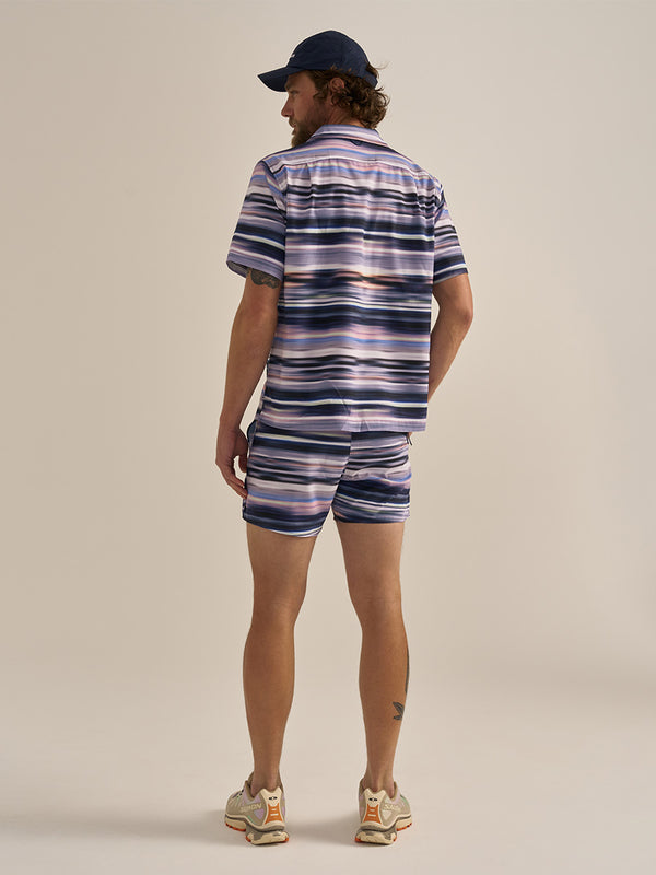 Outdoor Voices SolarCool Camp Collar Rainstorm Blur