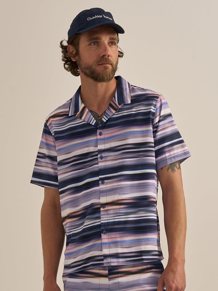 outdoor voices SolarCool Camp Collar Rainstorm Blur