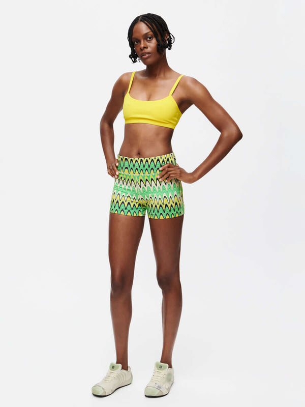 Outdoor Voices TechSweat 3" Short Joggy Green Helios