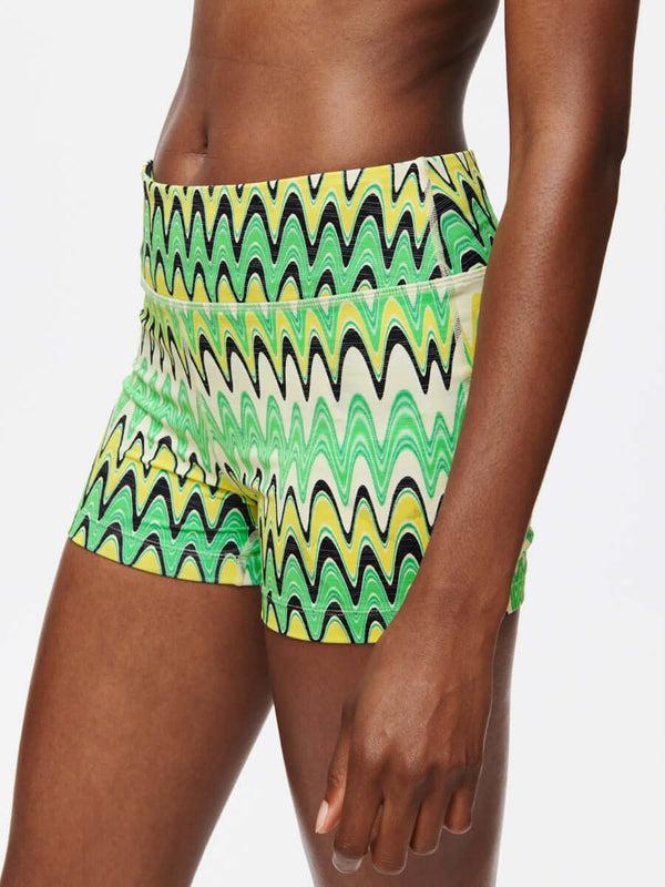 Outdoor Voices TechSweat 3" Short Joggy Green Helios